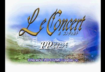 Le Concert PP - Pianissimo Title Screen